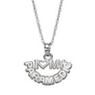 Logoart Sterling Silver I Love My Paramedic Pendant Necklace, Women's, Size: 18, Grey