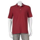 Men's Croft & Barrow&reg; Performance Pique Polo, Size: Large, Dark Red