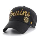 Women's '47 Brand Boston Bruins Sparkle Script Adjustable Cap, Multicolor