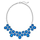 Blue Geometric Statement Necklace, Women's