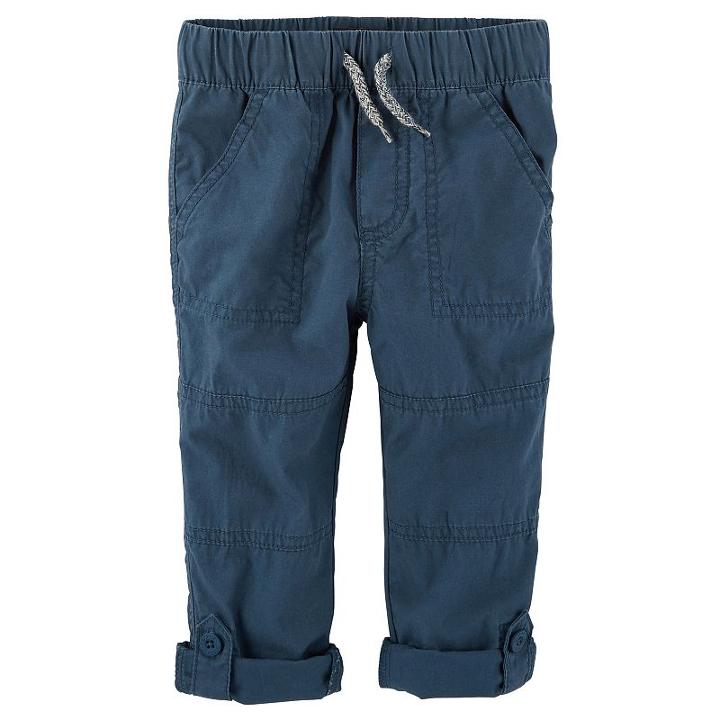 Oshkosh B'gosh, Boys 4-8 &reg; Convertible Roll Tab Pants, Boy's, Size: 5, Med Blue