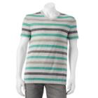 Big & Tall Urban Pipeline&reg; Striped Tee, Men's, Size: 3xl, Silver