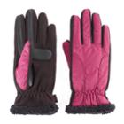 Women's Isotoner Fleece Smartouch Smartdri Tech Gloves, Size: L-xl, Pink