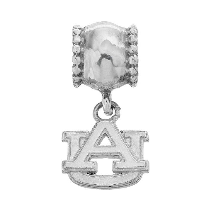 Dayna U Sterling Silver Auburn Tigers Team Logo Charm, Women's, Grey