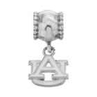 Dayna U Sterling Silver Auburn Tigers Team Logo Charm, Women's, Grey