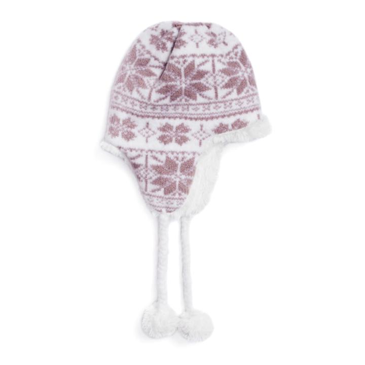 Women's Muk Luks Snowflake Trapper Hat, Size: Fits Most, Lt Purple