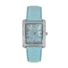 Peugeot Women's Crystal Leather Watch - 3009bl, Size: Small, Blue
