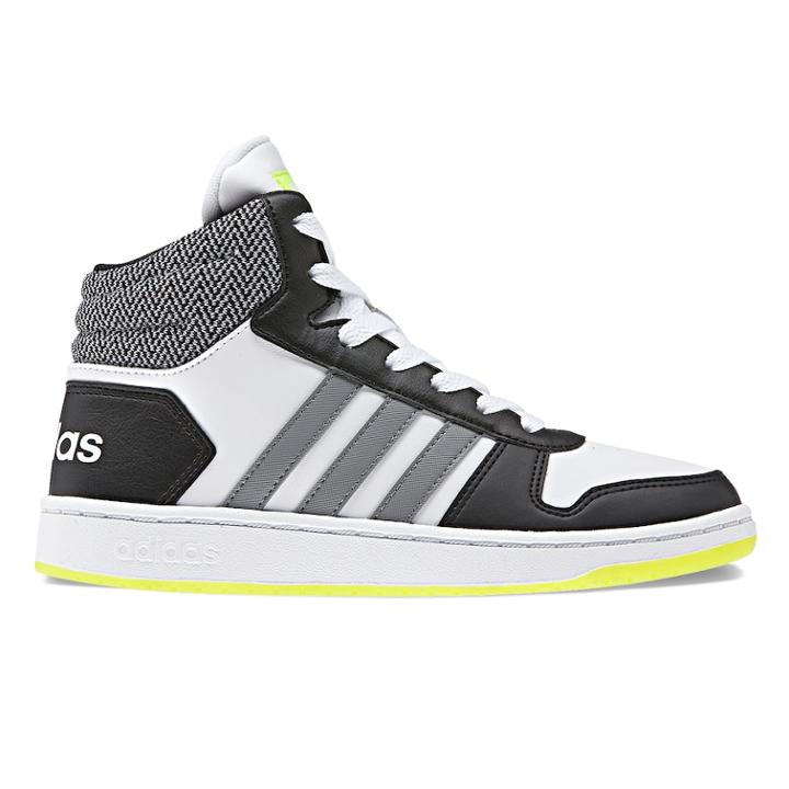 Adidas Vs Hoops Mid 2.0 Boys' Basketball Shoes, Size: 6, White