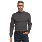 Men's Croft & Barrow&reg; Classic-fit Stretch Mockneck Pullover, Size: Xl, Dark Grey