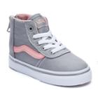 Vans My Maddie Zip Toddler Girls' High Top Sneakers, Size: 10 T, White