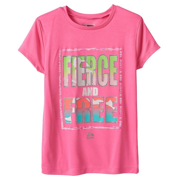 Girls 7-16 Rbx Foil Graphic Tee, Girl's, Size: Medium, Brt Pink