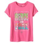 Girls 7-16 Rbx Foil Graphic Tee, Girl's, Size: Medium, Brt Pink