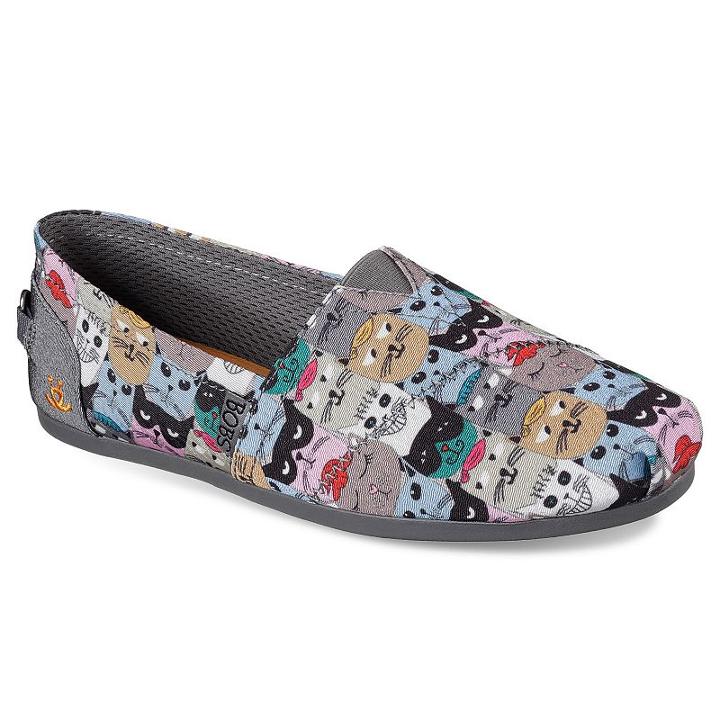 Skechers Bobs Plush Scratch Party Women's Flats, Size: 7.5, Blue Other
