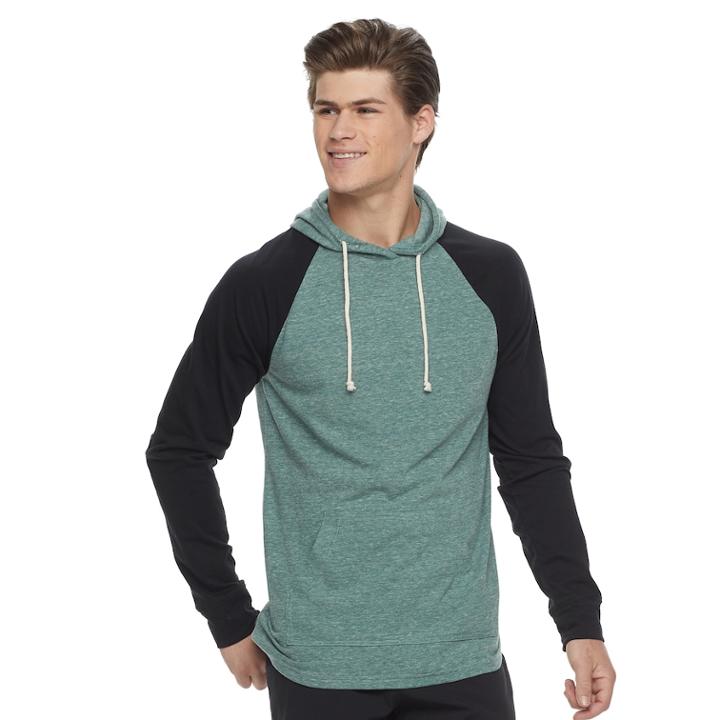 Men's Urban Pipeline Raglan Hoodie, Size: Medium, Dark Green