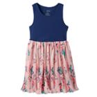 Girls 4-12 Sonoma Goods For Life&trade; Pattern Pleated Skirt Dress, Girl's, Size: 6, Brt Pink