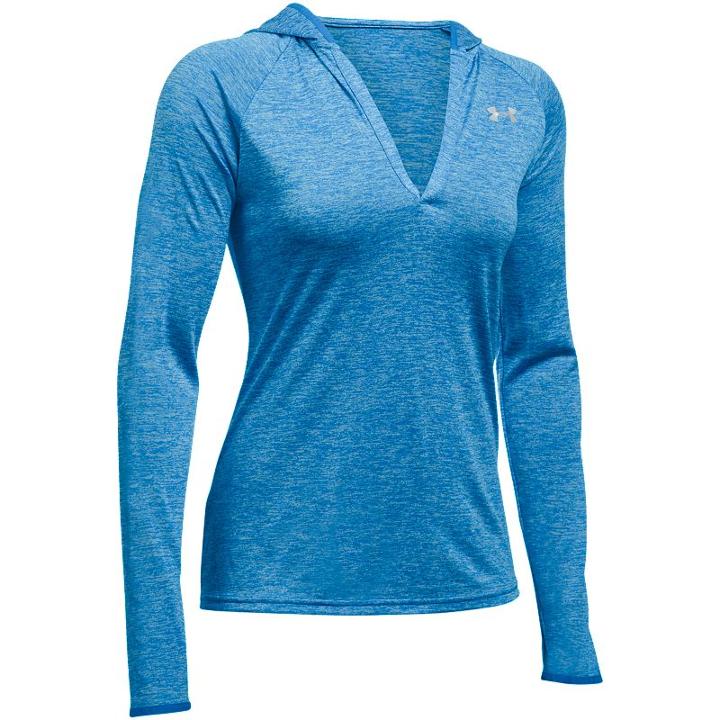 Women's Under Armour Tech Twist Long Sleeve Hoodie, Size: Xs, Brt Blue