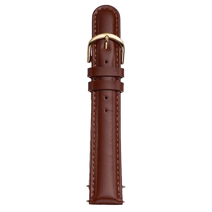 Kreisler Unisex Leather Watch Band - Tx64718bn, Size: 18mm, Brown
