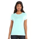 Women's Apt. 9&reg; Essential Crewneck Tee, Size: Xs, Turquoise/blue (turq/aqua)
