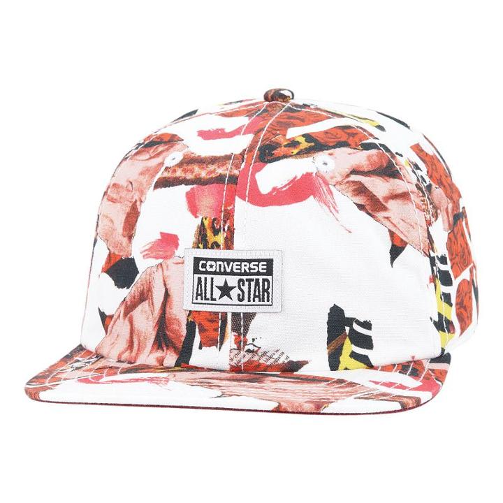 Men's Converse Torn-up Decon Snapback Cap, White
