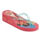 Disney's Elena Of Avalor Girls 4-16 Wedge Flip Flops, Girl's, Size: S(11/12), Med Green
