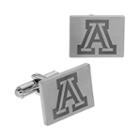 Fiora Stainless Steel Arizona Wildcats Team Logo Cuff Links, Men's, Multicolor