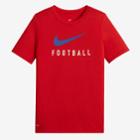 Boys 8-20 Nike Swoosh Football Dri-fit Tee, Size: Medium, Dark Pink