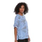 Women's Apt. 9&reg; Button Accent Top, Size: Xs, Med Blue