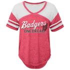 Juniors' Wisconsin Badgers Football Tee, Women's, Size: Xl, Dark Red