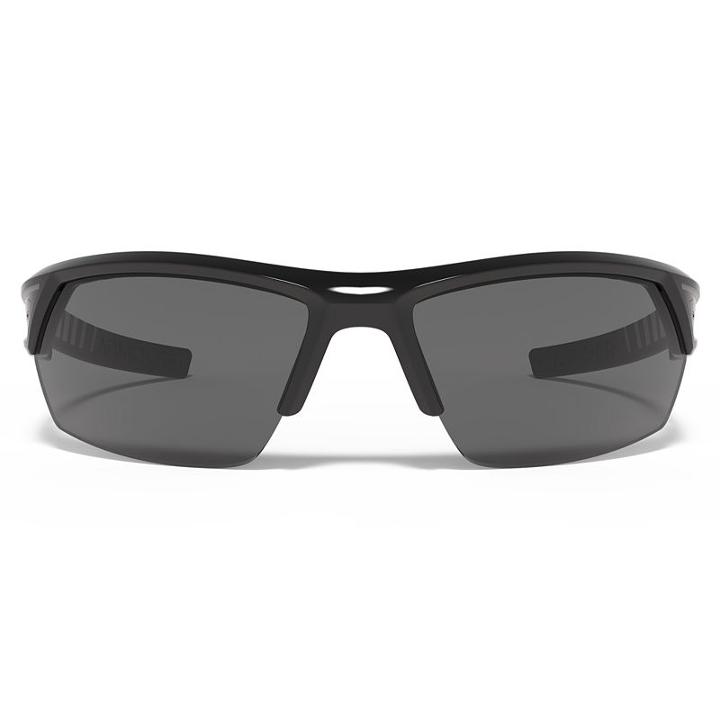 Men's Under Armour Igniter 2.0 Polarized Semirimless Wrap Sunglasses, Grey