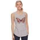 Women's Sonoma Goods For Life&trade; Print Swing Tank, Size: Large, White