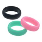 3-pack Silicone Rings, Women's, Multicolor