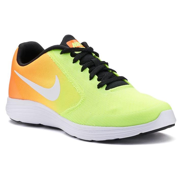 Nike Revolution 3 Grade-school Boys' Running Shoes, Boy's, Size: 6, Drk Orange