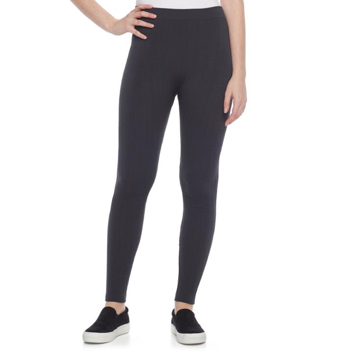 Juniors' Pink Republic Seamless Lined Leggings, Teens, Size: Large, Grey Other