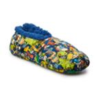 Mens' Nickelodeon Cartoon Character Plush Slippers, Size: 10-13, Blue (navy)
