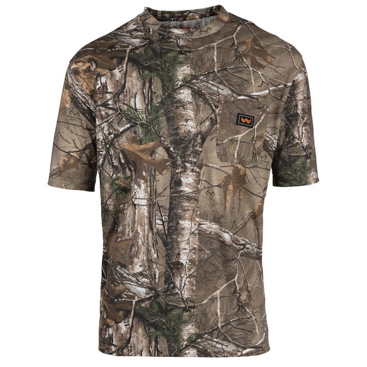 Men's Walls Hunting Short Sleeve Pocket Tee, Size: Xxl, Real Tree