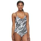 Women's Rbx Strappy One-piece Swimsuit, Size: Large, Oxford