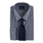 Men's Apt. 9&reg; Slim-fit Stretch Spread-collar Dress Shirt & Tie Set, Size: L-32/33, Grey