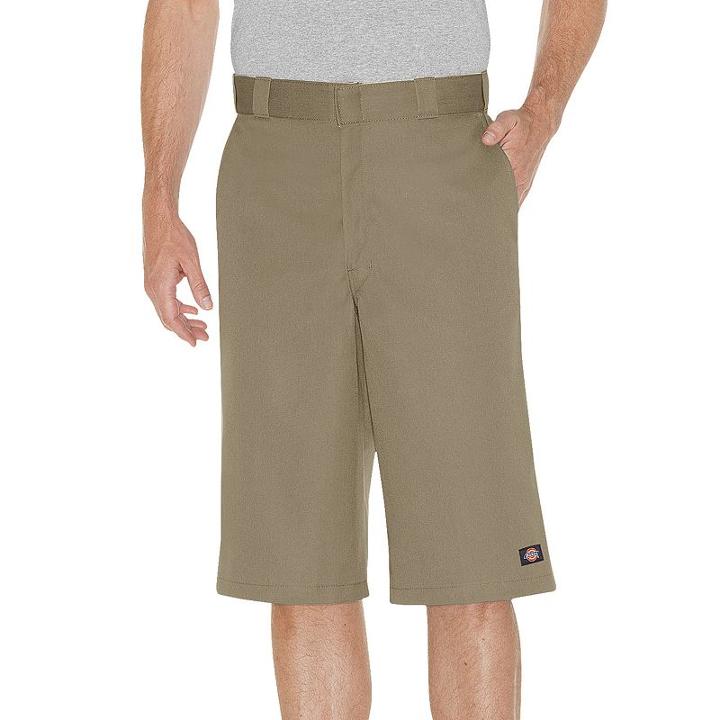 Men's Dickies Loose-fit Multi-pocket Work Shorts, Size: 38, Lt Beige