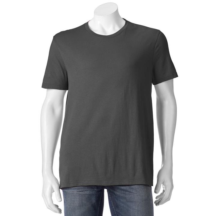Men's Sonoma Goods For Life&trade; Everyday Tee, Size: Small, Grey