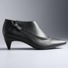 Simply Vera Vera Wang Full Women's Ankle Boots, Size: Medium (5), Black