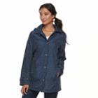 Women's Weathercast Hooded Bonded Jacket, Size: Xl, Polka Dot