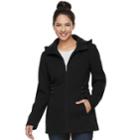 Women's D.e.t.a.i.l.s Hooded Fleece Midweight Jacket, Size: Xl, Black