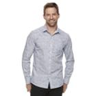 Men's Marc Anthony Slim-fit Stretch Woven Button-down Shirt, Size: Xl, White
