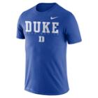 Men's Nike Duke Blue Devils Facility Tee, Size: Large, Multicolor