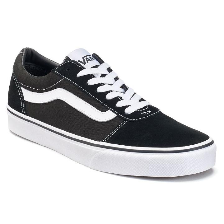 Vans Ward Men's Suede Skate Shoes, Size: Medium (13), Black