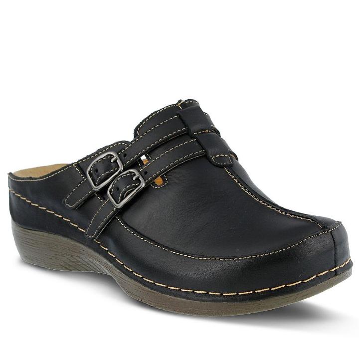 Spring Step Happy Women's Clogs, Size: 42, Black