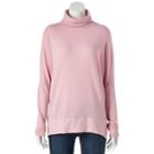 Juniors' Ransom Drop-shoulder Turtleneck, Girl's, Size: Xs, Red Other