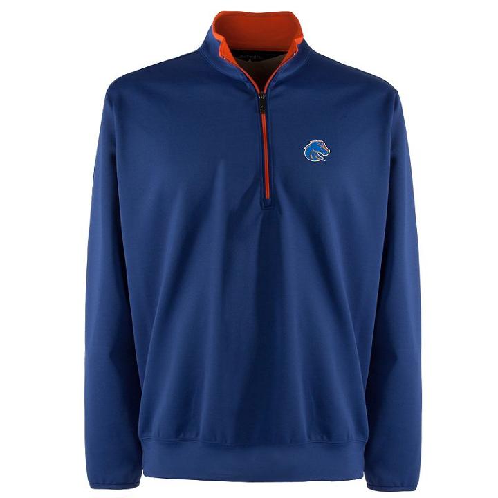 Men's Boise State Broncos 1/4-zip Leader Pullover - Men, Size: Xl, Blue