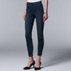 Women's Simply Vera Vera Wang Pull-on Skinny Jeans, Size: 4 Short, Med Blue