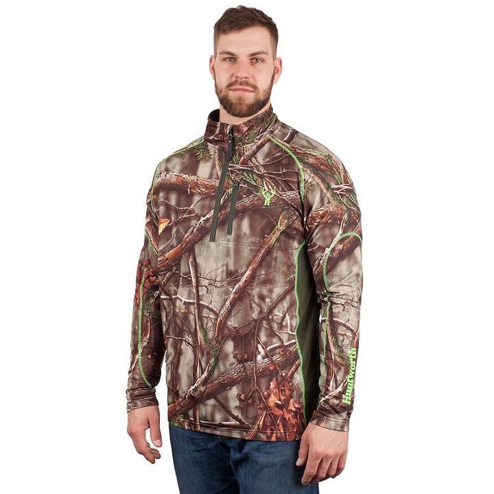 Men's Huntworth Quarter-zip Fleece Pullover, Size: Xl, Green
